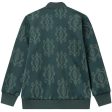 Les Deux Kids Pine Green Ivory Ballier Jacquard Track Jacket Online now