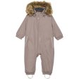 Color Kids Flyverdragt m. Faux Fur Fossil Online