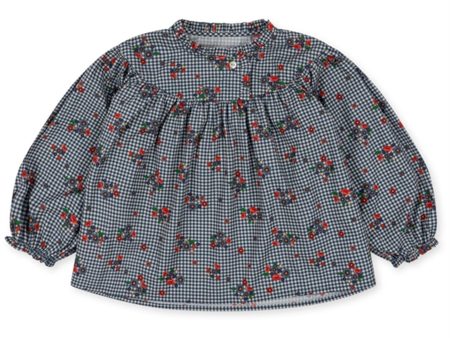 Konges Sløjd Blossom Check Bibi Bluse Sale