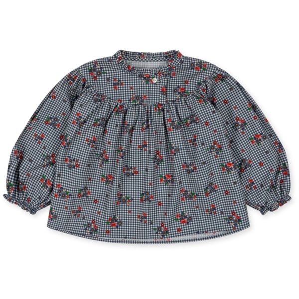 Konges Sløjd Blossom Check Bibi Bluse Sale