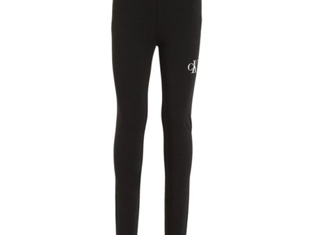 Calvin Klein Ck Logo Legging Ck Black For Discount