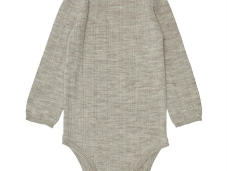 FUB Baby Rib Body Light Beige Melange Online now