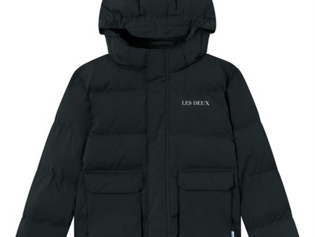 Les Deux Kids Black Maddox Puffer Jakke For Sale