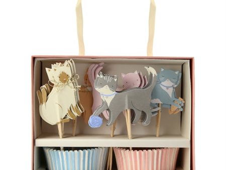 Meri Meri Cutie Kittens Cupcake Kit Discount