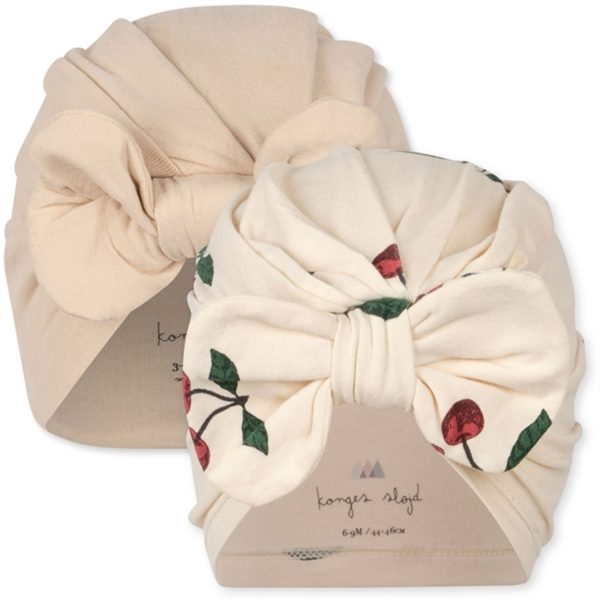 Konges Sløjd Ma Grande Cerise Nouvelle Peach Basic 2-Pak Turban Online Hot Sale