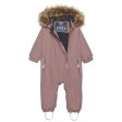 Color Kids Flyverdragt m. Faux Fur Burlwood Online Hot Sale