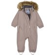 Color Kids Flyverdragt m. Faux Fur Fossil Online