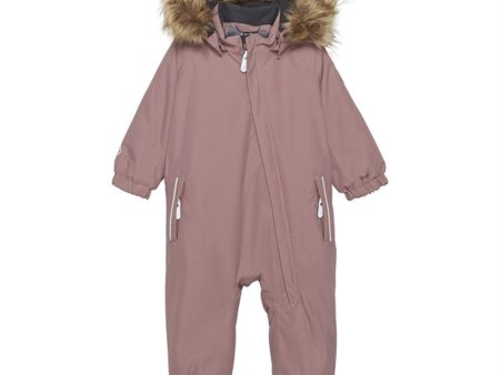 Color Kids Flyverdragt m. Faux Fur Burlwood Online Hot Sale