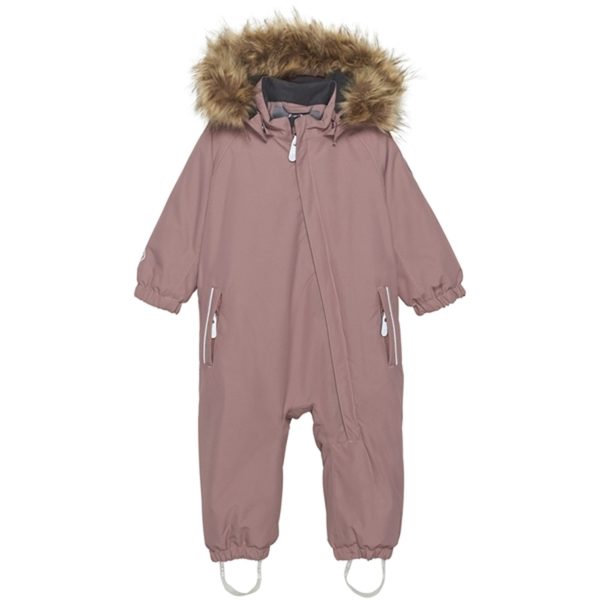 Color Kids Flyverdragt m. Faux Fur Burlwood Online Hot Sale