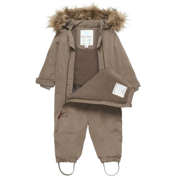 En Fant Flyverdragt m. Faux Fur Chocolate Chip on Sale