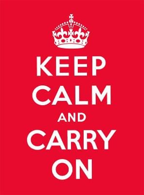 Keep Calm and Carry On [2009] hardback Cheap